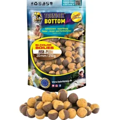 Trendex Bi-Color Boilies Trendex Bottom Plus (Fish-Plum)