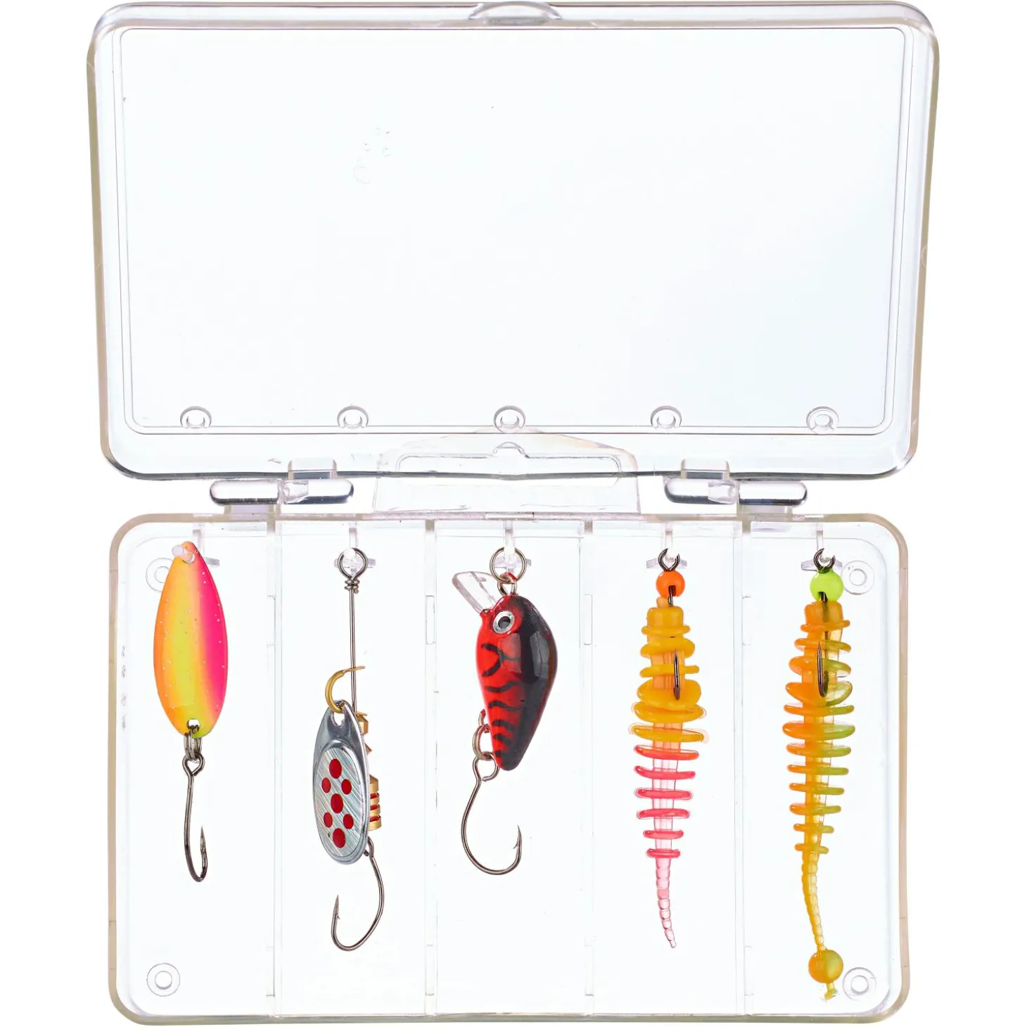 Trout Attack Kunstköder-Sets (Bedeckter Himmel/Trübes Wasser)