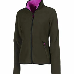 Univers Dubbed Fleece Hunting Jacket Damen (Oliv/Pink)