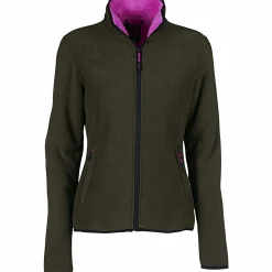 Univers Dubbed Fleece Hunting Jacket Damen (Oliv/Pink)
