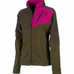 Univers Lynx Fleece Hunting Jacket Damen (Oliv/Pink)