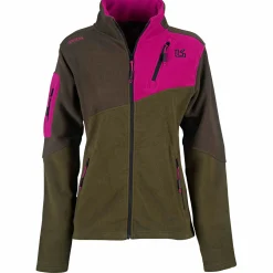 Univers Lynx Fleece Hunting Jacket Damen (Oliv/Pink)