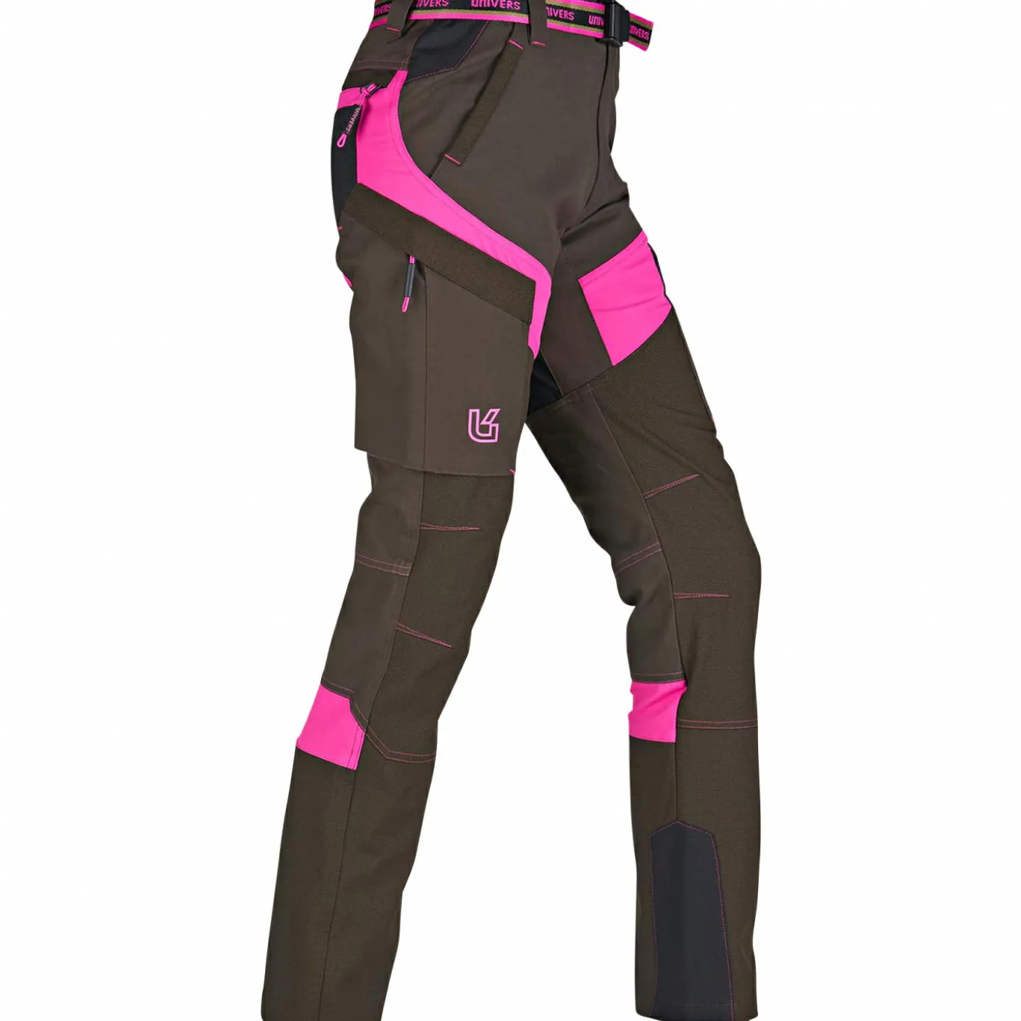 Univers Poggibonsi Hunting Trousers Damen (Oliv/Pink)