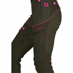 Univers San Gottardo U-Tex Hunting Trousers Damen (Oliv/Pink)