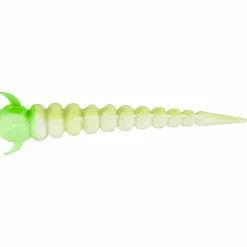 Westin Greedy Worm (White/Chartreuse)