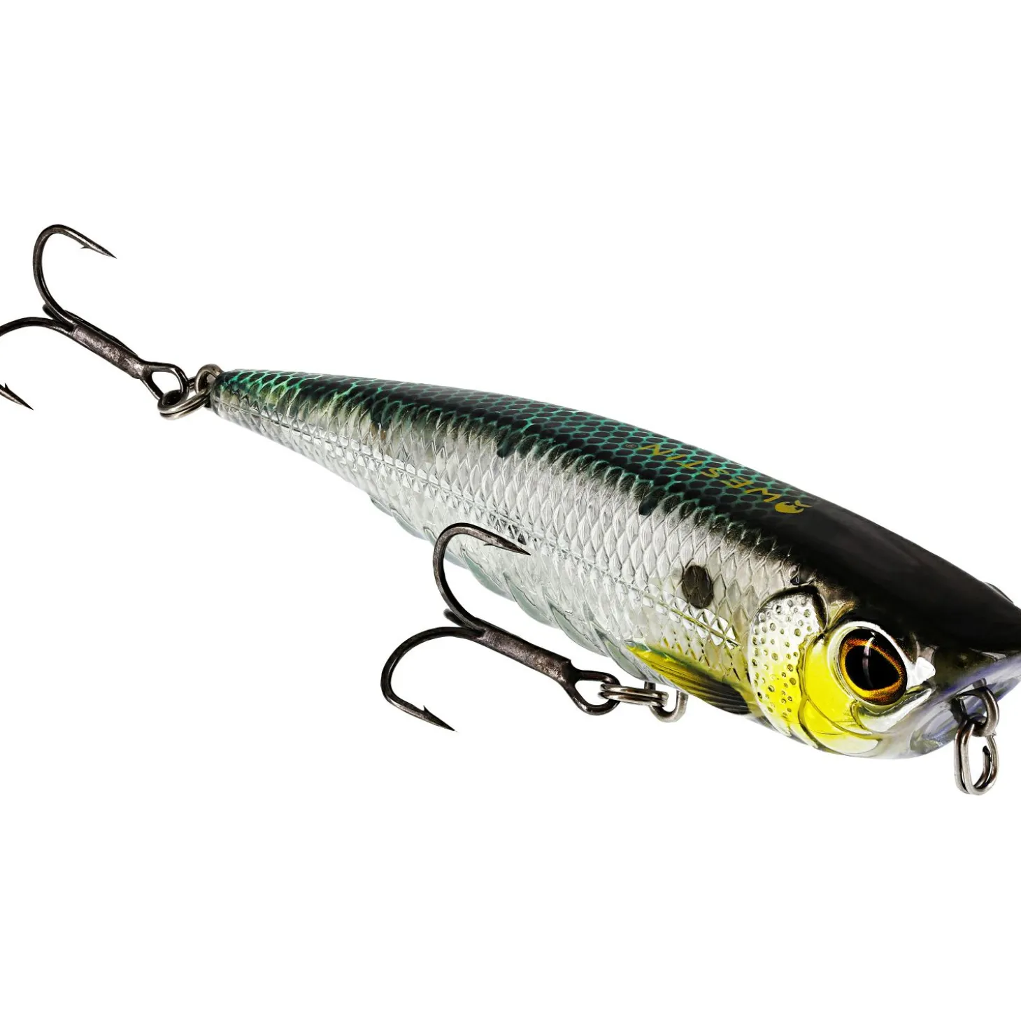 Westin Hardbait Spot-On Top Walker (Silver Arrow)