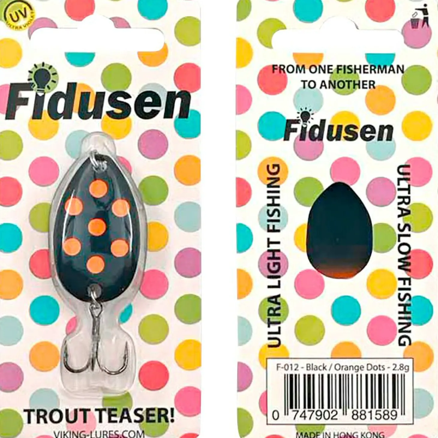 Westin Kunstköder Fidusen (Black/Orange, 2,8 g)