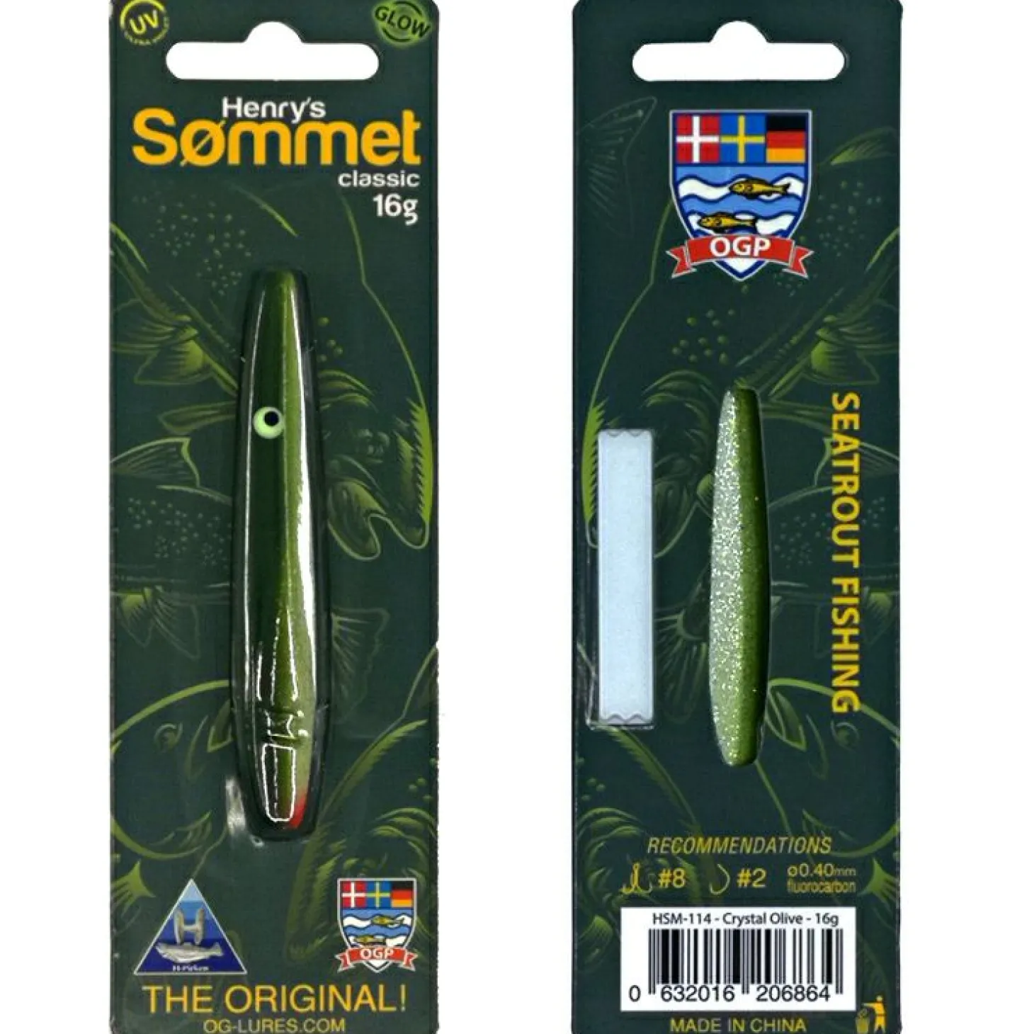 Westin Meerforellen-Köder Henry´s Sømmet (Crystal Olive)