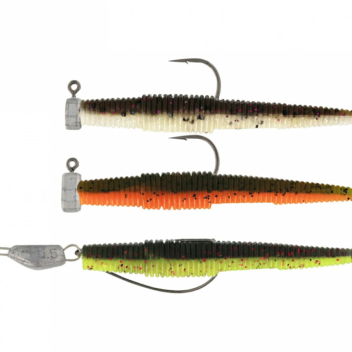 Westin Ned Worm Slim R´NR (Dark Water-Mix)