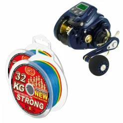 WFT Set: Elektrorolle Sea King 800 PR HP + 2x Schnur KG Strong Exact 800 RH