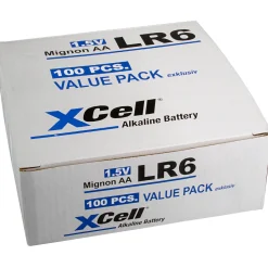 XCell Batterie LR6 Mignon AA-Alkaline 1,5 V (100er Box)