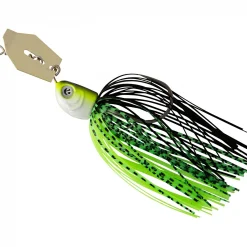 Zeck Chatterbait Bladed Jig (Chartreuse Party, 3/0)